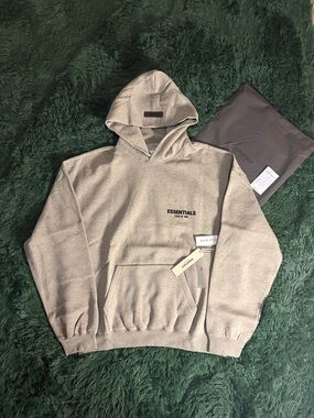 Fear Of God Essentials Dark Oat Hoodie